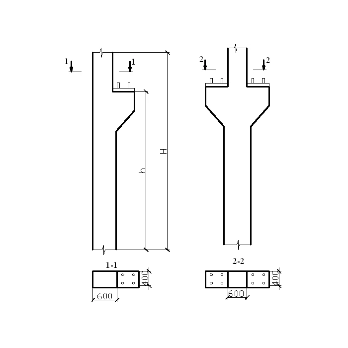 Колонна железобетонная 8к 132-28