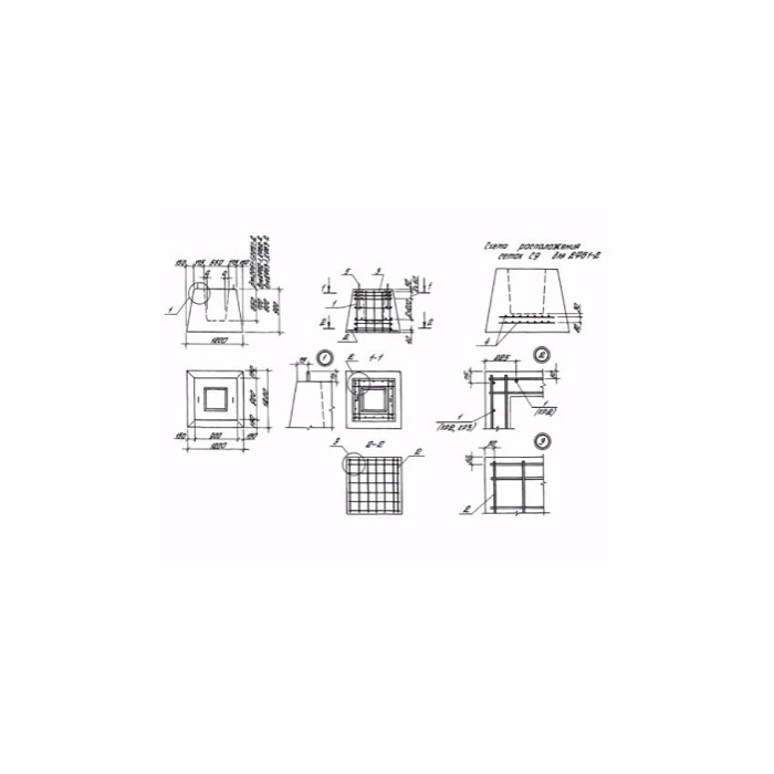 Колонна железобетонная 4ФБ 1-1